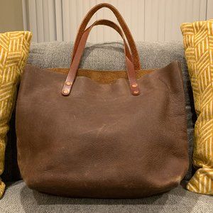 KMM & Co Classic Tote in Olive Kodiak